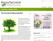 Tablet Screenshot of moneytipcentral.com